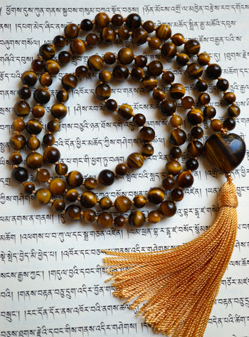 Gold Tiger Eye Mala