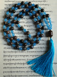 Llanite and Blue Jade Mala