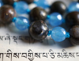 Llanite and Blue Jade Mala