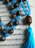 Llanite and Blue Jade Mala